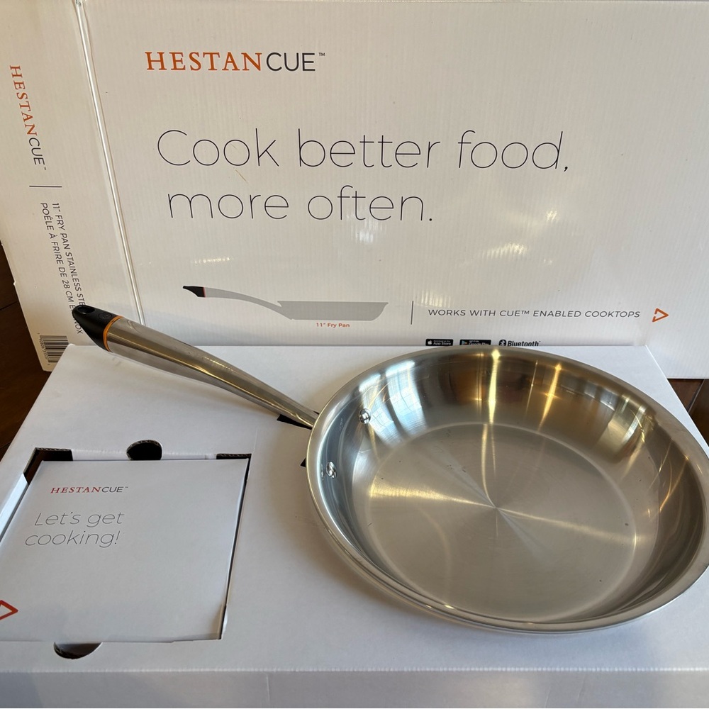Hestan Cue Silver Cookware Frying Pan